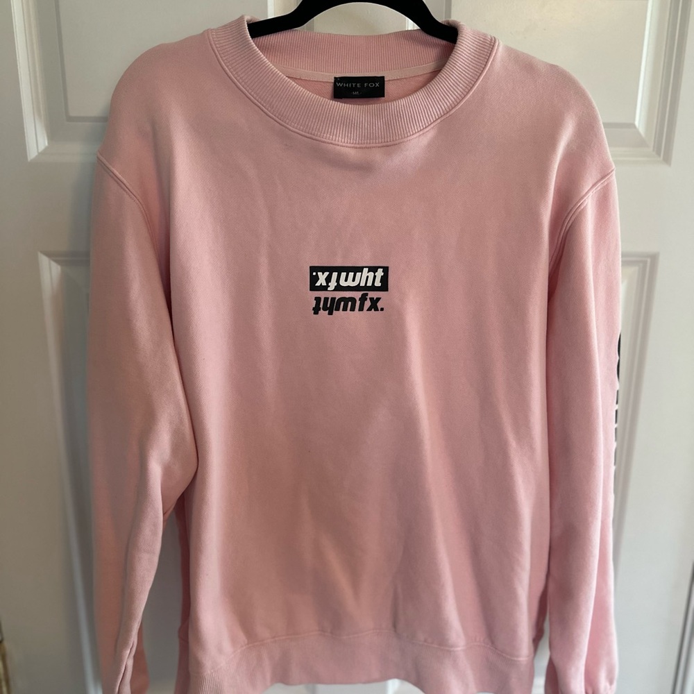 White fox pink crew